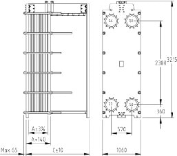 Пластинчатый разборный теплообменник SWEP GX-205S